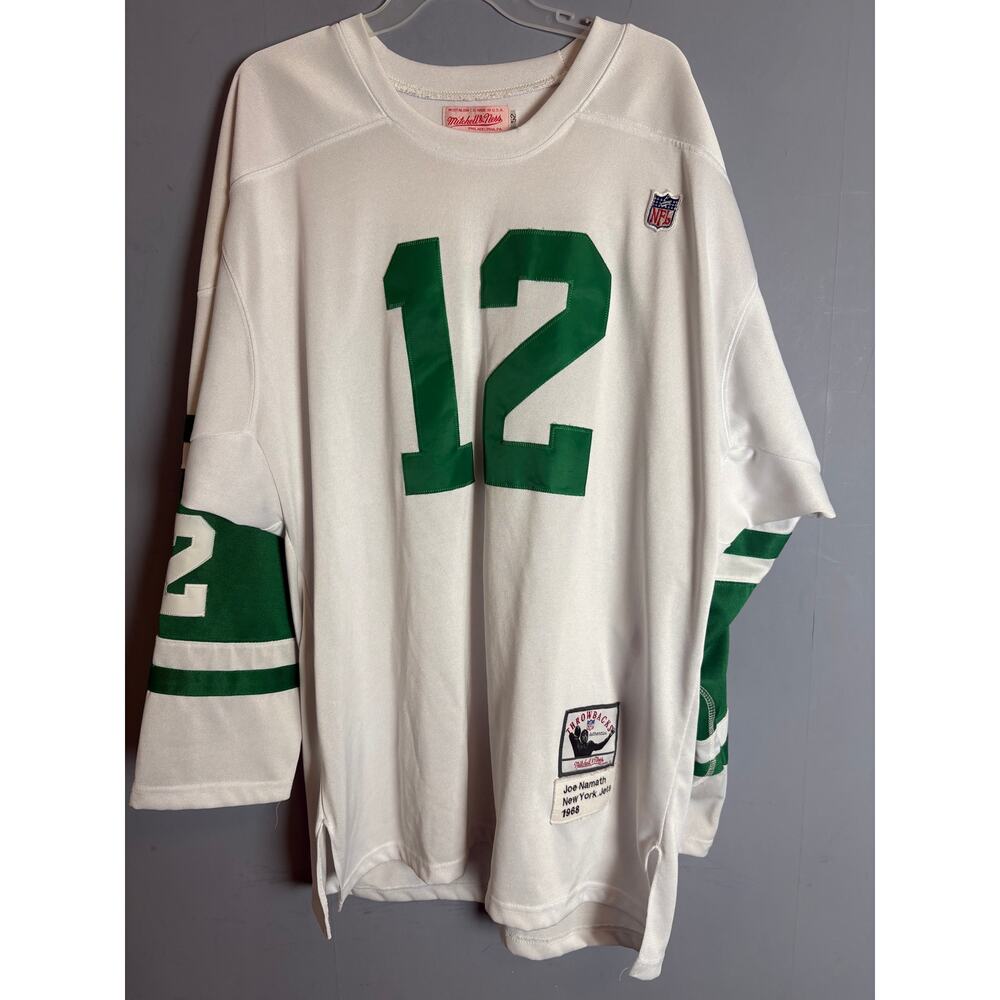 M&N 1968 Joe Namath New York Jets Authentic Jersey Men’s Size 52 USA Made